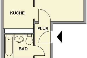 Am Stadtrand gelegene 3-Raum-Wohnung mit Wanne – Marie-Tilch-Str. 40, 9123 Chemnitz – Vorschaubild 2