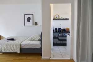 Möbliertes Wohnen in Charlottenburg: 1-Zimmer-Apartment mit Sonnenbalkon – Bayernallee 3, 14052 Westend, Berlin – Vorschaubild 8