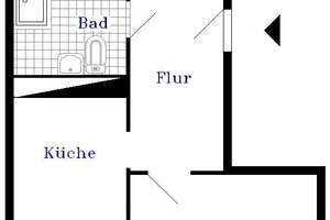 2-Raum-Wohnung mit Balkon im Erdgeschoss – Große Mühlenbreite 42, 39240 Calbe (Saale) – Vorschaubild 2