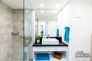 DONAU SIDE: AB  August: Modernes Studenten Apartment mit Fitnessstudio &Co-Working – Haenlinstraße 1, 85055 Nordost, Ingolstadt – Vorschaubild 5