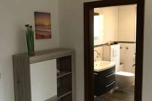 1-Z. Apartment, möbliert, eigenes Badezimmer, Balkon, Terrasse / Küche u. Garten zur Mitnutzung – 63075 Bürgel, Offenbach am Main – Vorschaubild 11
