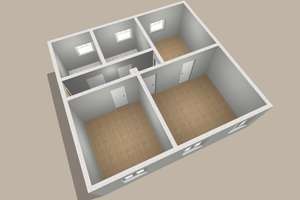 Sanierte (teilweise)  EG - Wohnung im Altbau – Südwall 76, 45678 Stadtmitte, Krefeld – Vorschaubild 2