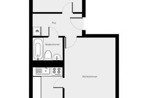 Sonniger Balkon trifft Wannenbad – 2 Zimmer in der 1. Etage – Am kleinen Feld 46, 4205 Grünau-Nord, Leipzig – Vorschaubild 13