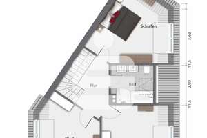 Exklusive, helle Maisonettewohnung in bester Lage in München-Waldperlach – 81739 Waldperlach, München – Vorschaubild 13
