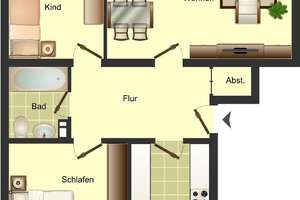 Demnächst frei! 3-Zimmer-Wohnung in Duisburg Neumühl – Sofienstraße 51, 47167 Neumühl, Duisburg – Vorschaubild 9