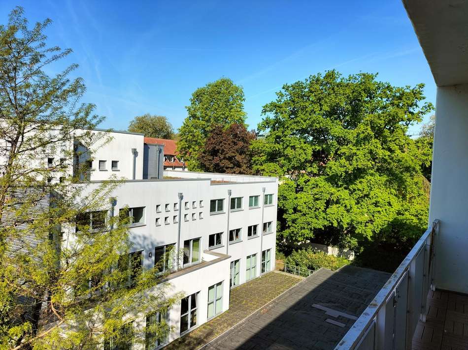 Blick vom Balkon n. Nordwesten