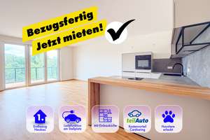 *** Familienwohnung mit Blick ins Grüne, EBK, 2 Bäder, TG mit Ladeoption ***