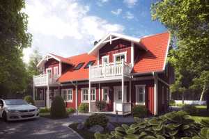 Mahlsdorf - Süd -Ihr Traum vom SCHWEDENHAUS (DHH) inkl. ca. 280 m² Grundstück – Berlin – Vorschaubild 1