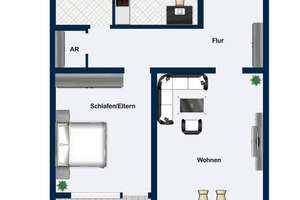 Barrierearme, modernisierte 2-Zi-Whg mit Aufzug, Loggia und Einbauküche im Duisburger Süden – Die vollständige Adresse der Immobilie erhältst du vom Anbieter., 47249 Wanheim-Angerhausen, Duisburg – Vorschaubild 14