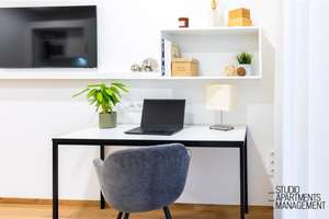 Möbliertes All-In Apartment | WLAN, Strom & Fitness inklusive | Erstbezug 2024 – Haenlinstraße 1, 85055 Nordost, Ingolstadt – Vorschaubild 5