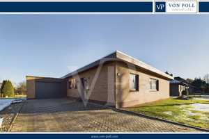 Stilvoller Bungalow mit Kamin – Wohnen in idyllischer Kanalnähe – Aurich (Kreis) – Vorschaubild 1