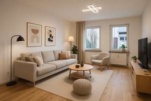 Toplage Sendling-Westpark: Renovierte 2-Zi-Wohnung in ruhiger Lage – ohne Käuferprovision – 81373 Land in Sonne, München – Vorschaubild 2