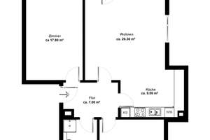Lichtdurchflutetes Zuhause mit Loggia – Die vollständige Adresse der Immobilie erhältst du vom Anbieter., 21079 Wilstorf, Hamburg – Vorschaubild 11