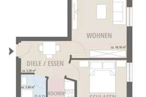 gemütliche 2-Raum Wohnung mit Balkon und EBK in Dresden-Kaditz – Kötzschenbroder Straße 164, 1139 Kaditz, Dresden – Vorschaubild 12