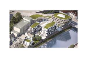 Exklusive Penthouse-Wohnung, wohnen auf der Insel an der Donau in Neu-Ulm