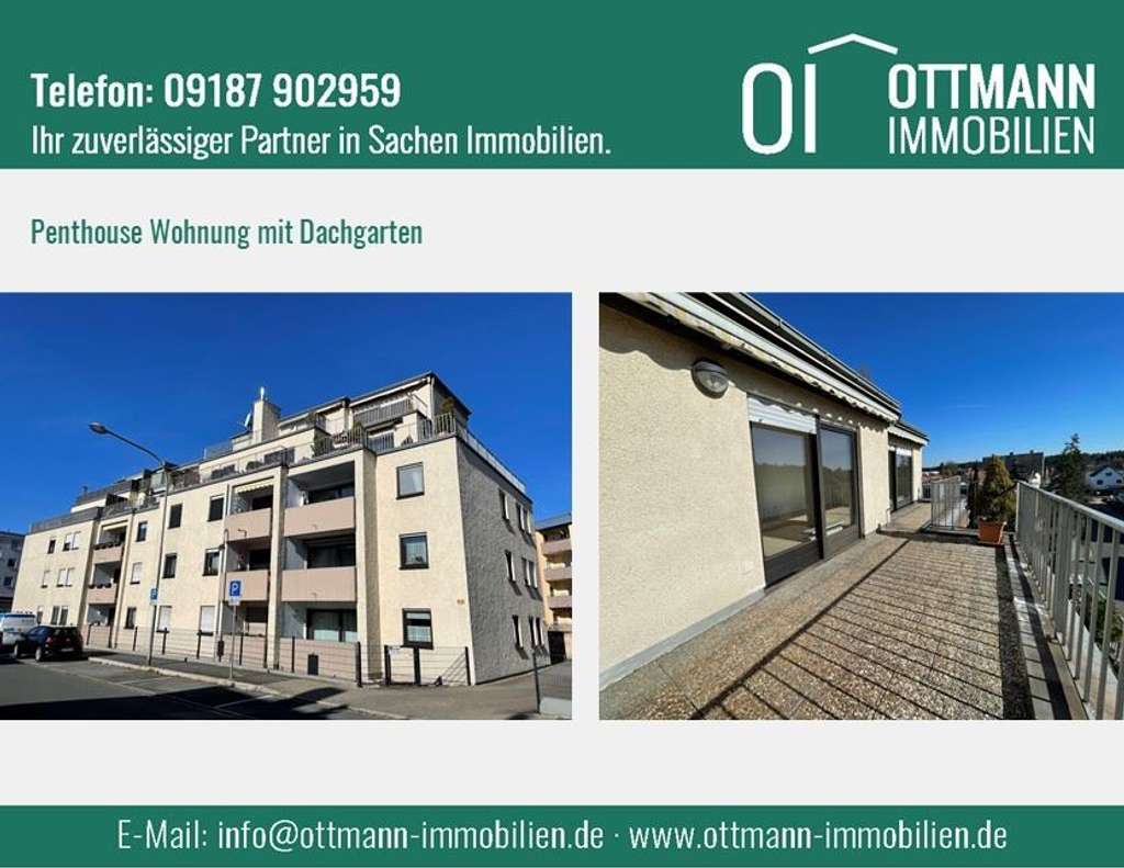 Immobilie in Röthenbach an der Pegnitz - Penthouse Wohnung mit Dachterrasse in Röthenbach a.d. Pegnitz - Bild 0