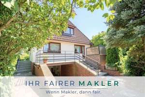 Charmantes Wohnhaus mit Vollkeller in ruhiger Randlage von Achim auf einem schönen Grundstück – Die vollständige Adresse der Immobilie erhältst du vom Anbieter., 28832 Achim – Vorschaubild 1