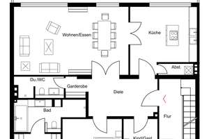 Exklusives 3-Familienhaus mit Gartenmaisonette – Die vollständige Adresse der Immobilie erhältst du vom Anbieter., 40237 Düsseltal, Düsseldorf – Vorschaubild 25