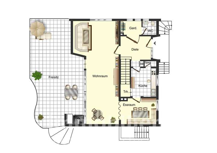 Grundriss Erdgeschoss