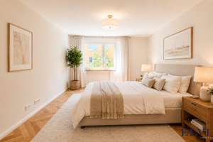 ELVIRA -  Schwabing-West BESTLAGE schöne 3-Zimmer-Wohnung mit Balkon und Lift, vollständig renoviert