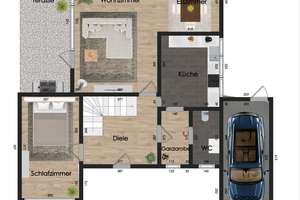 RESERVIERT! Nur 600 m bis zum Rhein – großzügiges Familienhaus mit Garten &  Freizeitspaß inklusive – Die vollständige Adresse der Immobilie erhältst du vom Anbieter., 47546 Kalkar – Vorschaubild 24