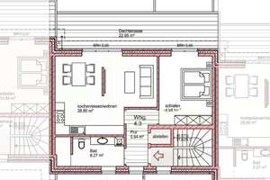 Neuwertige Dachgeschoss-Wohnung aus 2025 mit 2 Zimmer und Dachterrasse in Oldenburg / Eversten – Die vollständige Adresse der Immobilie erhältst du vom Anbieter., 26131 Eversten, Oldenburg (Oldenburg) – Vorschaubild 4