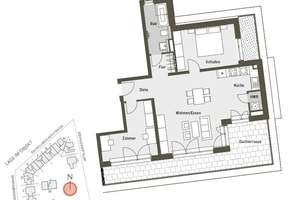 Penthouse im Erstbezug: große Terrasse, Nolte-EBK & 2,70 m Deckenhöhe – Donnersbergring 2b, 64283 Mitte, Darmstadt – Vorschaubild 15