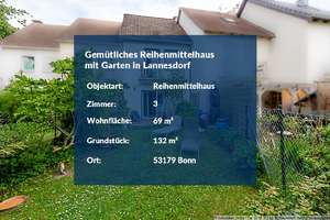 Gemütliches Reihenmittelhaus mit Garten in Lannesdorf – Die vollständige Adresse der Immobilie erhältst du vom Anbieter., 53179 Lannesdorf, Bonn – Vorschaubild 2