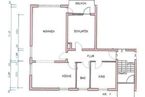 Helle, großzügige 3 Zimmerwohnung mit Balkon, komplett saniert, in Braunschweig -Rüningen  – Lessingstraße 7, 38122 Rüningen, Braunschweig – Vorschaubild 17