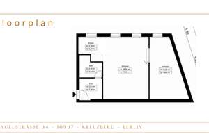 ⭐⭐⭐ Wonderful 1 Bedroom (2 Zimmer) apartment with loft style features in the Wrangelkiez ! – Wrangelstrasse 94, 10997 Kreuzberg, Berlin – Vorschaubild 12