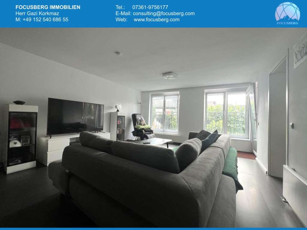 STADTNÄHE TRIFFT RAUMGEFÜHL  2,5 ZI.WOHNUNG MIT BALKON UND GROßZÜGIGER WOHLFÜHLFLÄCHE