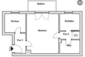 DAS PERFEKTE CITY-APARTMENT - MIT LOGGIA , AUFZUG & PARKPLATZ  - FÜR SINGLES ODER DOUBLES – 10779 Schöneberg, Berlin – Vorschaubild 23