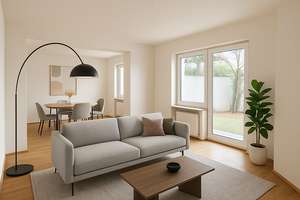 Bezugsfreie Gartenwohnung mit 2 Zimmern und 94 m² Wohnfläche in Pempelfort