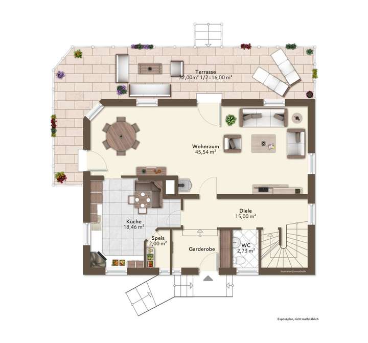 Grundriss Erdgeschoss