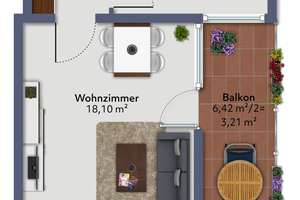 2-Zimmer Wohnung mit Hallenbad und Gemeinschaftsdachterrasse – Die vollständige Adresse der Immobilie erhältst du vom Anbieter., 81243 Aubing-Süd, München – Vorschaubild 14