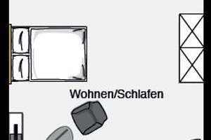 Großzügiges Wohnambiente – stilvolle möblierte 1-Zi-Wohnung zum Wohlfühlen – Mönchstraße 27, 70191 Am Pragfriedhof, Stuttgart – Vorschaubild 7