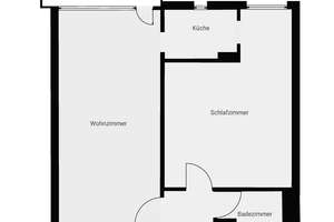 Möbliertes Appartment mit zwei separaten Schlaf-/Wohnzimmern ** ideal als Mitarbeiterwohnung oder WG – Die vollständige Adresse der Immobilie erhältst du vom Anbieter., 81371 Sendlinger Feld, München – Vorschaubild 9