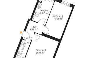 Ruhig mit Originaldielen und schönem Gemeinschaftsgarten - bezugsfrei – Die vollständige Adresse der Immobilie erhältst du vom Anbieter., 10318 Karlshorst, Berlin – Vorschaubild 16