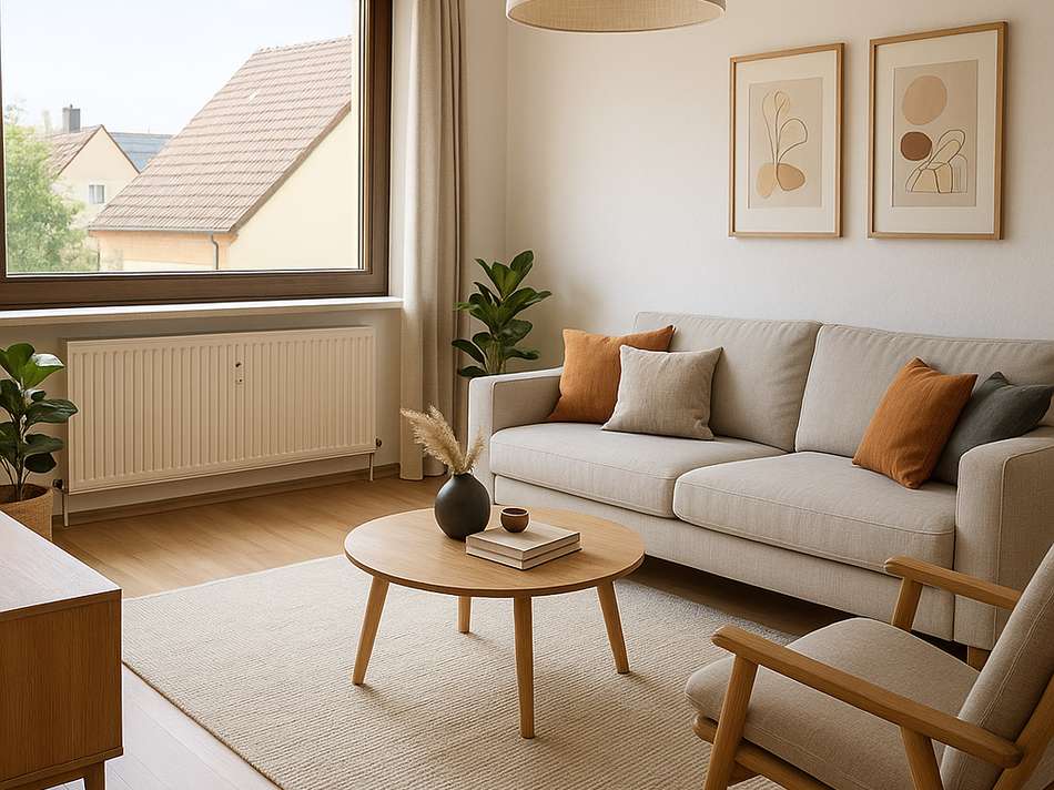 Wohnzimmer - AI Staging