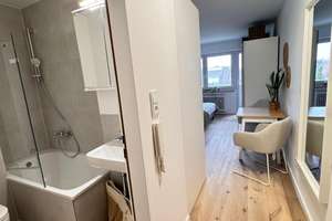 Möbliertes 1-Zimmer-Apartment in Bestlage | Leopoldstraße – Leopoldstraße 249, 80807 Milbertshofen, München – Vorschaubild 3