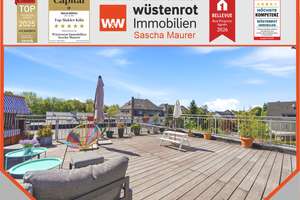 Mit 3D und ROOMTOUR: Moderne Maisonettewohnung mit großer Dachterrasse – für den Landeanflug Ihrer F