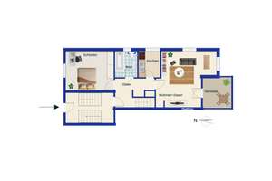 Moderne 2,5-Zimmer-Maisonettewohnung mit traumhaftem Garten in München-Feldmoching/Hasenbergl – Die vollständige Adresse der Immobilie erhältst du vom Anbieter., 80935 Lerchenau-Ost, München – Vorschaubild 14