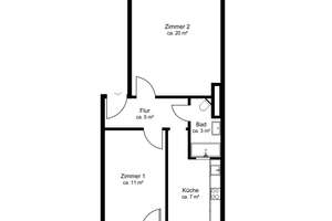 Zwischen Alster und Eilbekkanal: 2 Zimmer mit Balkon ins Grüne – Die vollständige Adresse der Immobilie erhältst du vom Anbieter., 22089 Eilbek, Hamburg – Vorschaubild 12
