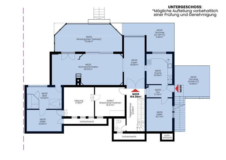 Grundriss Untergeschoss