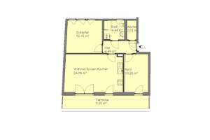 Erstbezug durch Aufstockung! - Gut geschnittene 3-Zimmer-Wohnung mit Terrasse – Söderblomstr. 5, 90439 Sündersbühl, Nürnberg – Vorschaubild 7