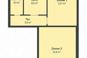 2-Zimmerwohnung in zentraler Lage mit EBK – 68169 Neckarstadt-West, Mannheim – Vorschaubild 2