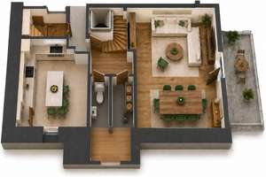 Sonnige Maisonette Wohnung mit 2 Balkonen  in Mannheim Wallstadt – Storchenstrasse 14, 68259 Wallstadt, Mannheim – Vorschaubild 7