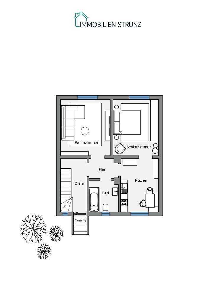 Immobilie in Oberasbach - Attraktives Immobilienpaket - 2 Doppelhaushälften in Oberasbach (Altenberg) - Bild 4