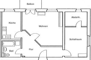 Gemütliche 2-Raumwohnung mit Balkon
