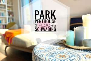 Exklusives Penthouse im Park, 2 Schlafzimmer, 2 Terrassen, 95 qm, München Schwabing – Die vollständige Adresse der Immobilie erhältst du vom Anbieter., 80807 Alte Heide-Hirschau, München – Vorschaubild 2